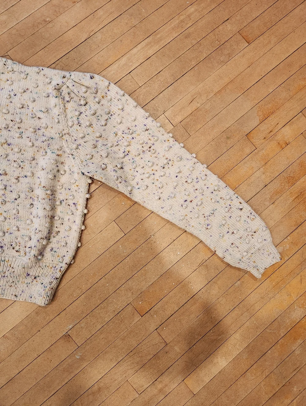 Misha & Puff Ellie Popcorn Cardigan in Iris Confetti - Picture 12 of 15